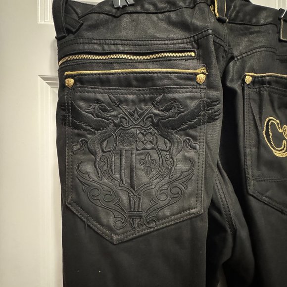 Coogi black  denim jeans W44 L35 - Picture 3 of 16